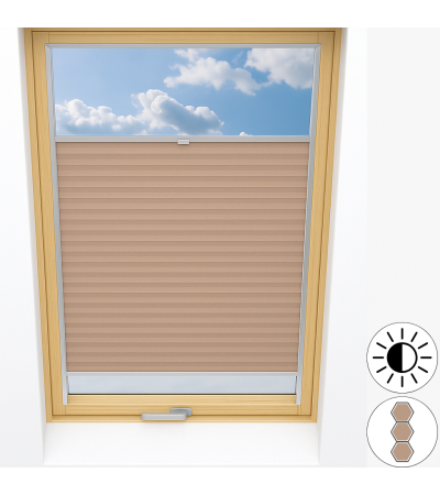 Żaluzje plisowane do okna dachowego Awangarda - Sklep internetowy - Rollcenter.pl