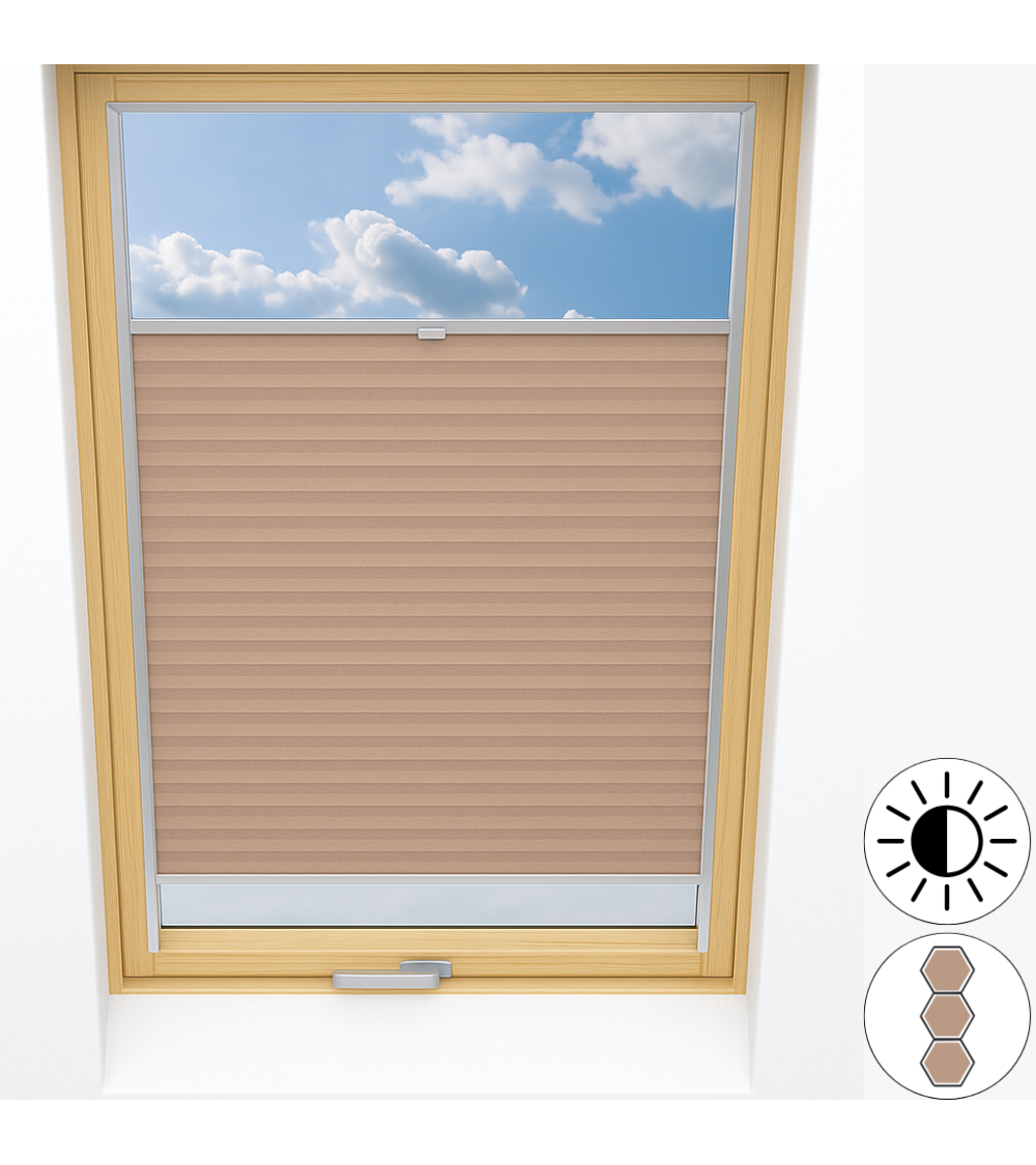 Żaluzje plisowane do okna dachowego Awangarda - Sklep internetowy - Rollcenter.pl