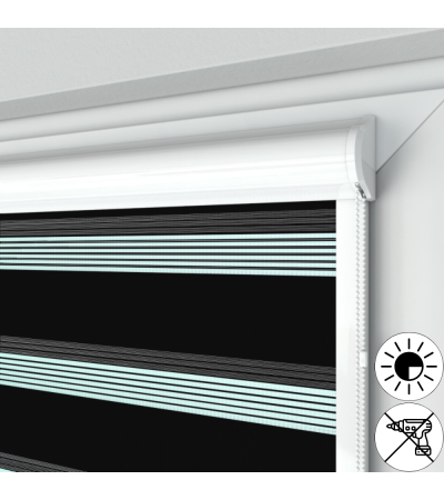 Roleta dzień i noc podgumowana w kasecie przestrzennej - Sklep internetowy - Rollcenter.pl