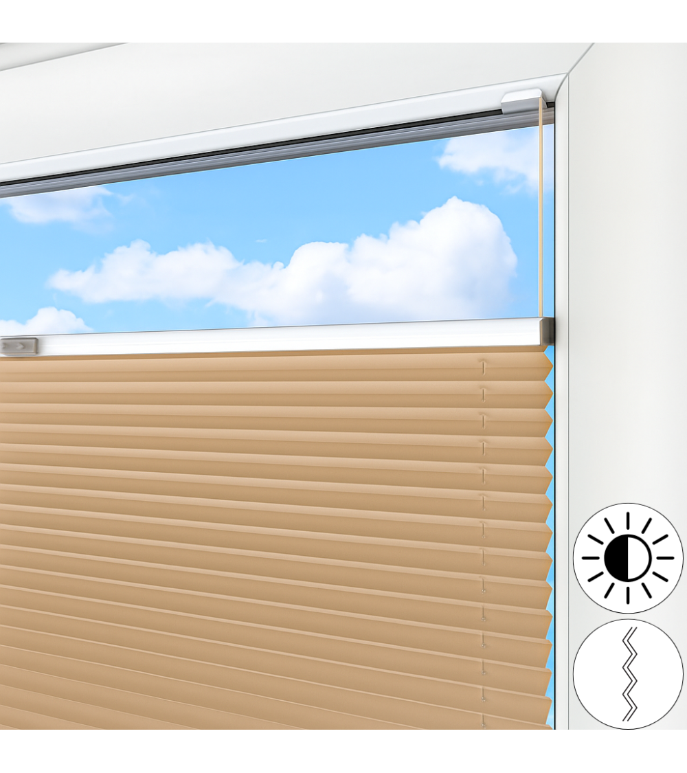 Żaluzje plisowane Basel, Kamari - Sklep internetowy - Rollcenter.pl